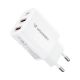 Wozinsky CWCUCW 30W USB-C / 2 x USB-A Wall Charger - White