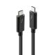 Lindy 41557 Thunderbolt Cable 2m 20 Gbps Black