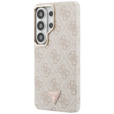 2. Guess 4G Triangle Logo MagSafe Case for Samsung Galaxy S26 Ultra - Pink