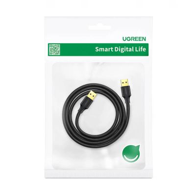 10. Ugreen US128 10369 USB-A 3.0 / USB-A 3.0 5Gb/s 0.5m cable - black