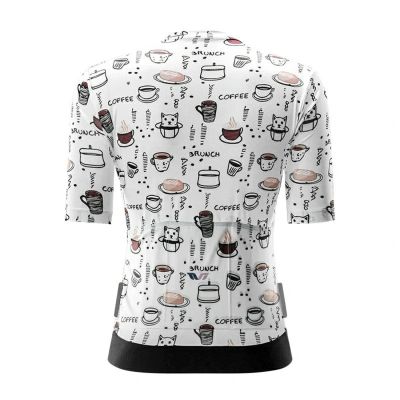 3. Rockbros 15110005004 Women's Short Sleeve Cycling Jersey M - White