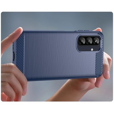 5. Carbon Case for Samsung Galaxy A26 - Blue