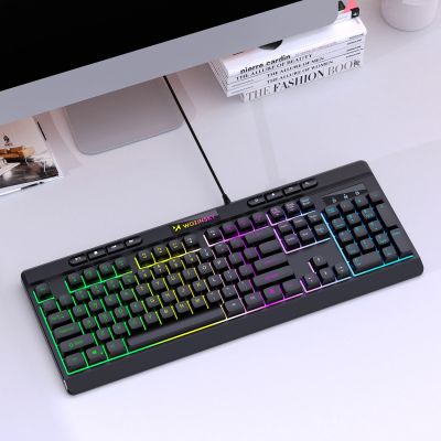 10. Wozinsky WKG-1044 Wired Backlit Membrane Gaming Keyboard - Black