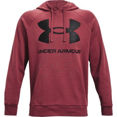 6. Under Armor Rival Fleece Big Logo HD Sweatshirt M1357093 652