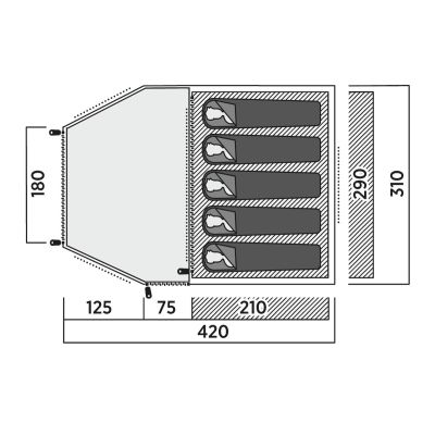6. Easy Camp Kinn 5 5-person tent