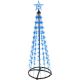 40. DECORATIVE CHRISTMAS TREE 154 LED RGB 150 CM BLACK