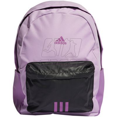 2. Adidas Classic Badge of Sport 3-Stripes Backpack HM9147