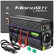 QOLTEC VOLTAGE CONVERTER MONOLITH 1200 MS WAVE | 12V TO 230V | 600/1200W | USB