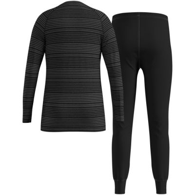 2. Thermal underwear - Odlo Set long ACTIVE WARM SET size 128cm Black