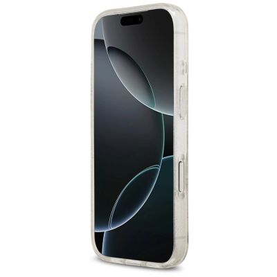 5. Karl Lagerfeld IML NFT Glitter Karl&Choupette Case for iPhone 18 Pro / 17 Pro - Transparent