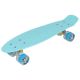 Plastic skateboard 22" Led Enero blue 1007366