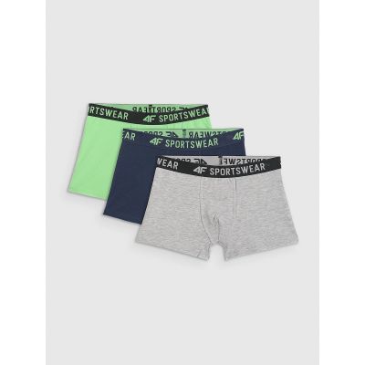Boys’ Boxer Briefs (3-Pack) 4F 4FJRSS26UBXSM094-90S