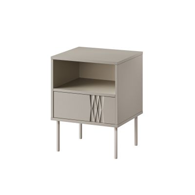 TRESSE bedside table 2 pcs 44x40x53 cashmere matt