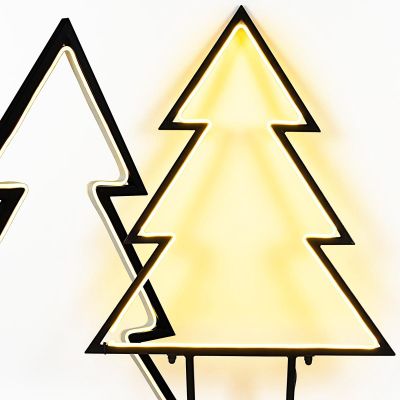 7. NEON CHRISTMAS TREE 190 LED TIMER 8 FUNCTIONS 53x75CM LUCA WARM WHITE