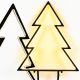 7. NEON CHRISTMAS TREE 190 LED TIMER 8 FUNCTIONS 53x75CM LUCA WARM WHITE
