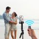 15. Wozinsky WST-360YS Selfie Stick with Tripod Function with 360° AI Auto Face Tracking Gesture Control - Black