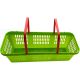 9. OPENWORK PLASTIC BASKET FOR FRUIT AND VEGETABLES WITH HANDLE