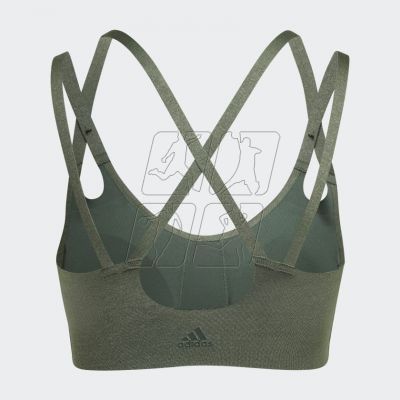 5. Adidas Yoga Luxe Studio Light-Support Fire Bra W HL8600