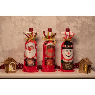 14. REINDEER CHRISTMAS BOTTLE BAG
