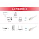 4. Equip 606011 Network Cable White 30m Cat6a S/FTP (S-STP) Round
