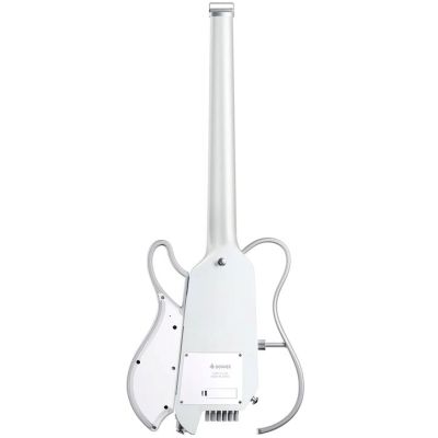 2. DONNER-HUSH-X-LIVE-WHITE - Electric guitar with built-in speaker