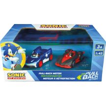 Carrera Pull & Speed Team Sonic Racing cars - Sonic vs. Shadow Twinpack