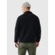 3. Men's sherpa fleece with stand-up collar 4F 4FRAW24TFLEM360-20S