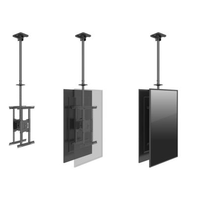 6. TV holder 39"-75"/40kg 2TFT 2Gelenke Neigung sw