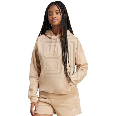 2. adidas Essentials Small Logo Feel Cozy Hoodie W JV7310