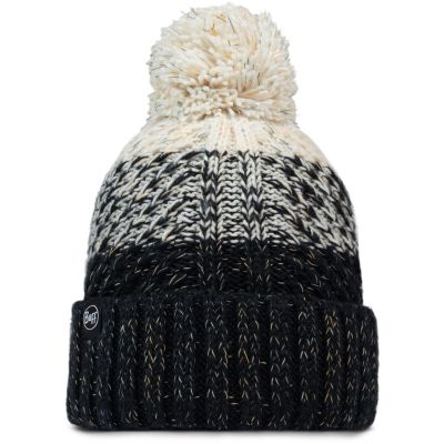 BUFF KNITTED & FLEECE BAND BEANIE AKNA BLACK Hat – one size
