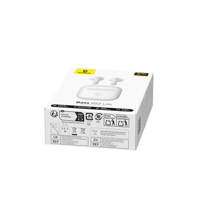 10. Baseus Bass BS2 Lite TWS Headphones - White