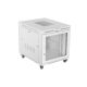 LANBERG LCD FLOOR RACK CABINET 19" 15U 800X1000 GRAY PERFORATED DOOR (FLAT PACK)