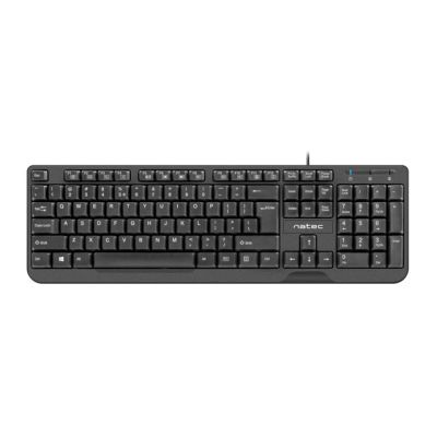 NATEC Trout US NKL-0967 membrane keyboard (USB 2.0; (EN); black)