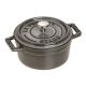 2. Staub Mini Round Cast Iron Pot - 250 ml, Graphite