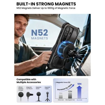 5. Supcase ArmorBox Mag MagSafe Case for Samsung Galaxy S26 - Black