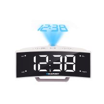 Blaupunkt CRP7WH clock radio, white and black