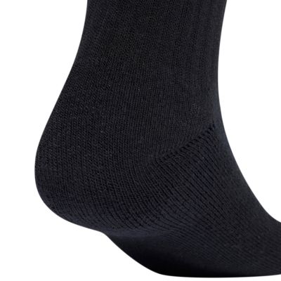 4. adidas Linear Crew Socks Cushioned 6 Pair Pack black JL6094
