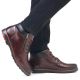 41. Rieker M RKR625 comfortable leather ankle boots lined with wool, brown