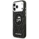 2. Karl Lagerfeld IML Glitter Karl&Choupette Heads Logo MagSafe Case for iPhone 17 Pro Max - Black