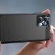 5. Carbon Case for Motorola Moto G13 flexible silicone carbon cover black