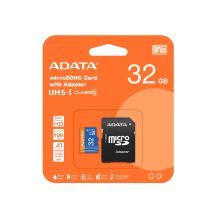 Memory Card with Adapter ADATA Premier AUSDH32GUICL10A1-RA1 (32GB; Class 10, V10; + adapter)