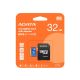 Memory Card with Adapter ADATA Premier AUSDH32GUICL10A1-RA1 (32GB; Class 10, V10; + adapter)
