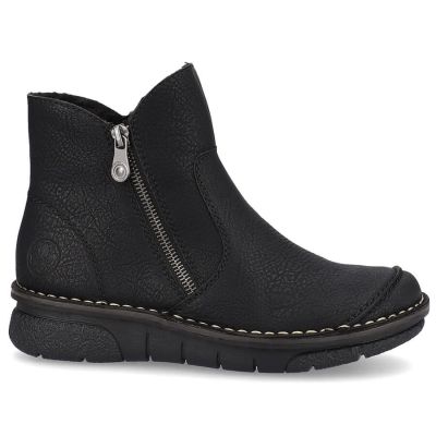 50. Comfortable insulated ankle boots Rieker W RKR612 black