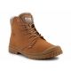 2. Palladium sp20 Cuff Leather Waterproof WL M 79067-257-M Mahogany shoes