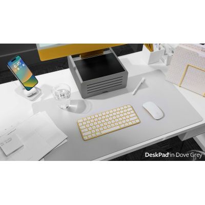 5. Twelve South DeskPad Vegan Leather Desk Pad (Dove Grey)