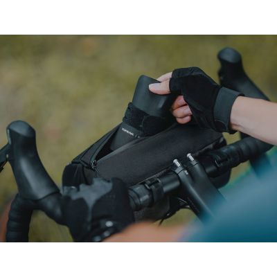 4. Topeak Tubular Barbag 3.8 L Handlebar Bag - Black