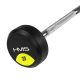 3. Rubber-coated fixed barbell/bar 25 kg HMS GSG25