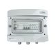 Hermetic IP65 EMITER AC connection switchboard with AC surge arrester Noark type 1+2, 40A 3-F, RCD type A 63A/300mA