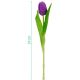 14. PURPLE TULIP 31CM LIFE-LIKE SPRING DECORATION