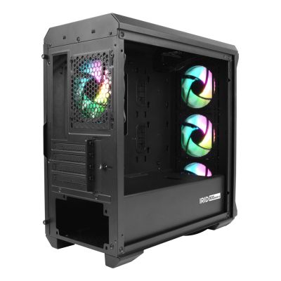 49. NATEC Genesis Irid 503 ARGB NPC-1559 Case (Micro ATX. Mini ITX; Black)